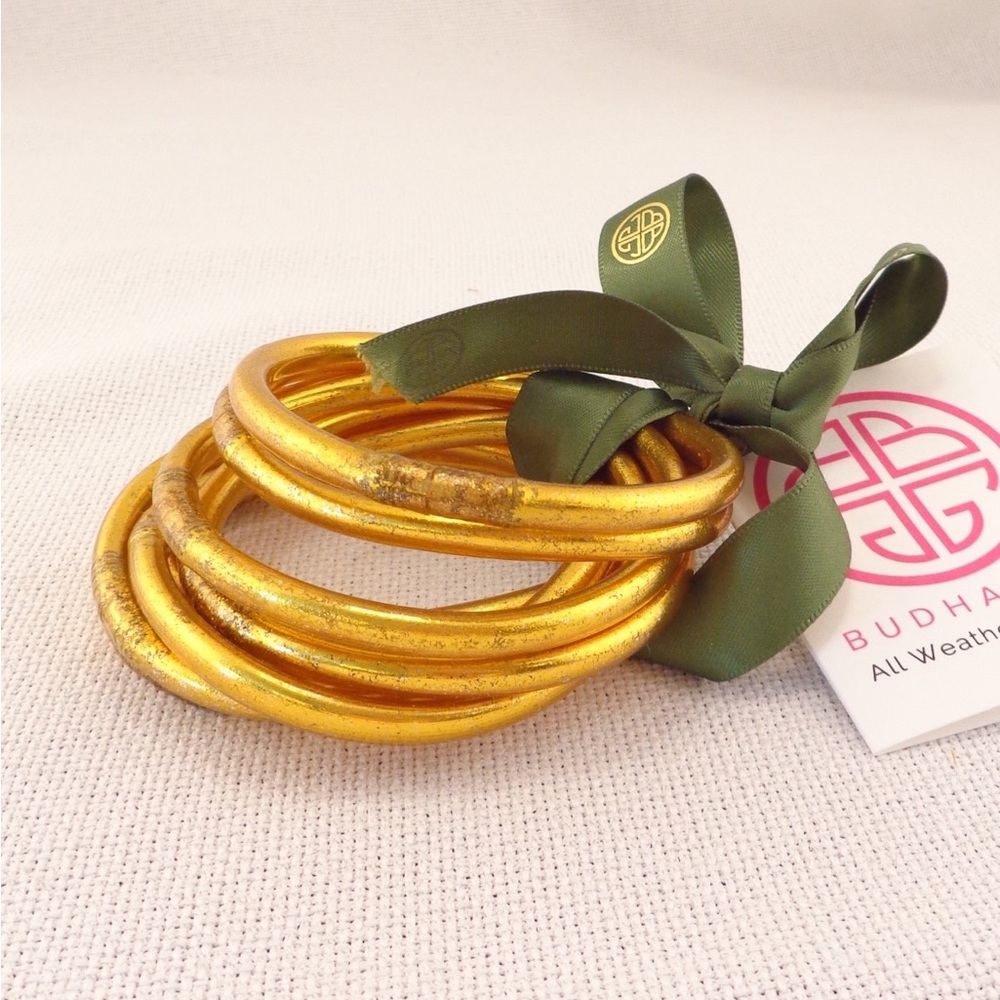 set of 6 buddha girl bangles!!!